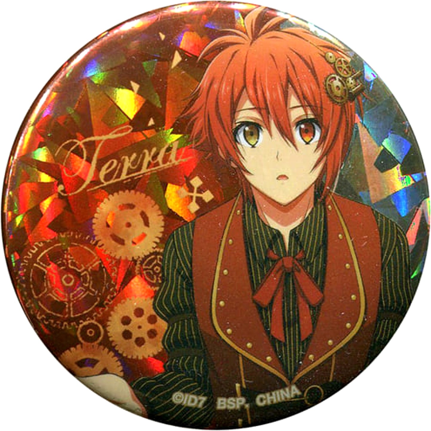 IDOLiSH7 Riku Nanase Mechanical Lullaby Hologram TORUPAKA! Memorial Can Badge Vol.1 Buttons [USED]