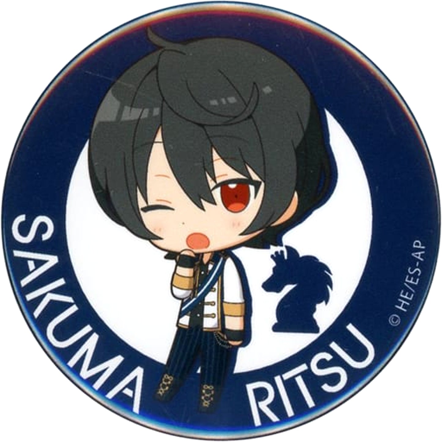 Ensemble Stars! Ritsu Sakuma Mini Character Badge Collection E Buttons [USED]