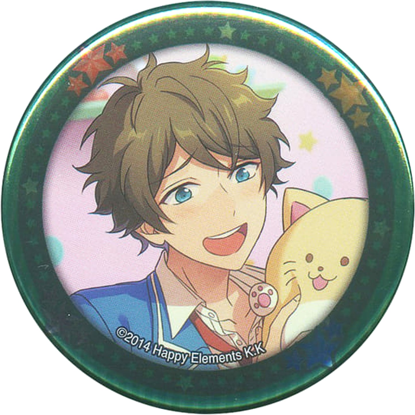Midori Takamine Ensemble Stars! Chara Badge Collection Idol School Days Vol.6 Ver.A [USED]