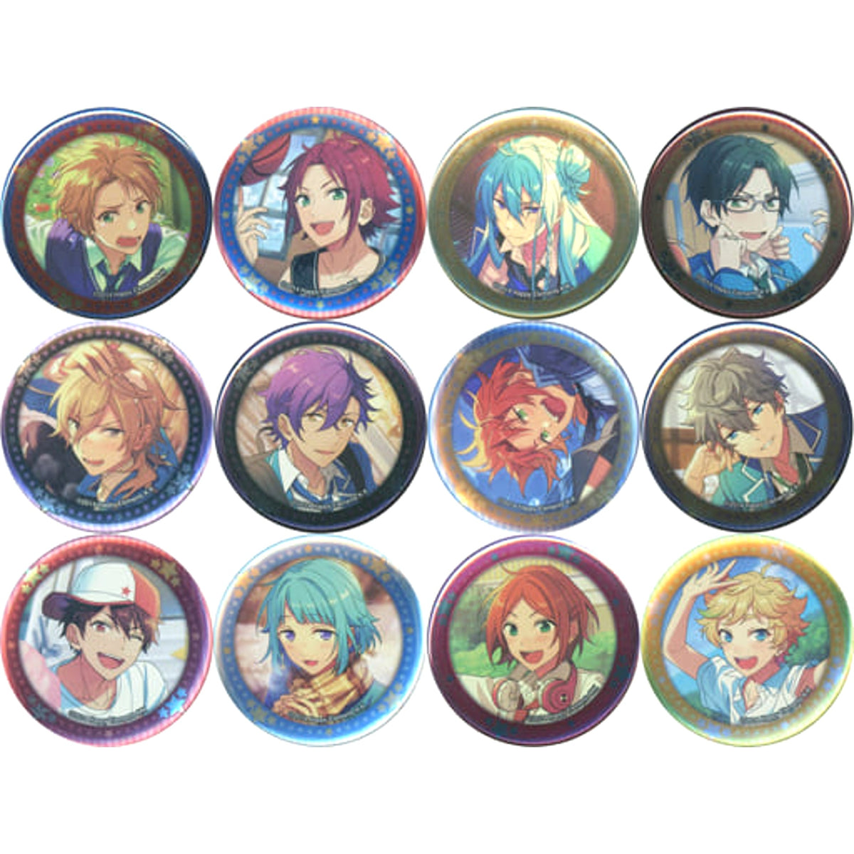 Ensemble Stars! Sena Izumi & Others Character Badge Collection Idol School Days Vol.6 Ver.C All 12 Types Set Buttons [USED]