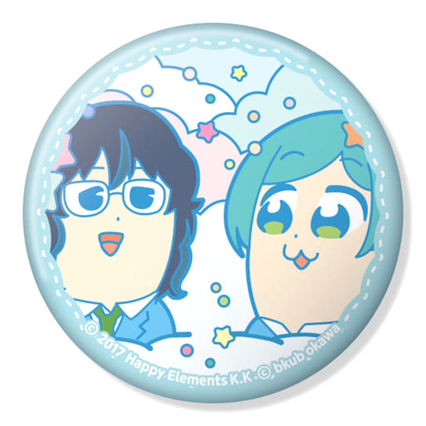 Ensemble Stars X Bukubu Okawa Tsumugi Aoba Kanata Shinkai Normal Ensembukubu Stars! Can Badge Collection Part 6 Buttons [USED]