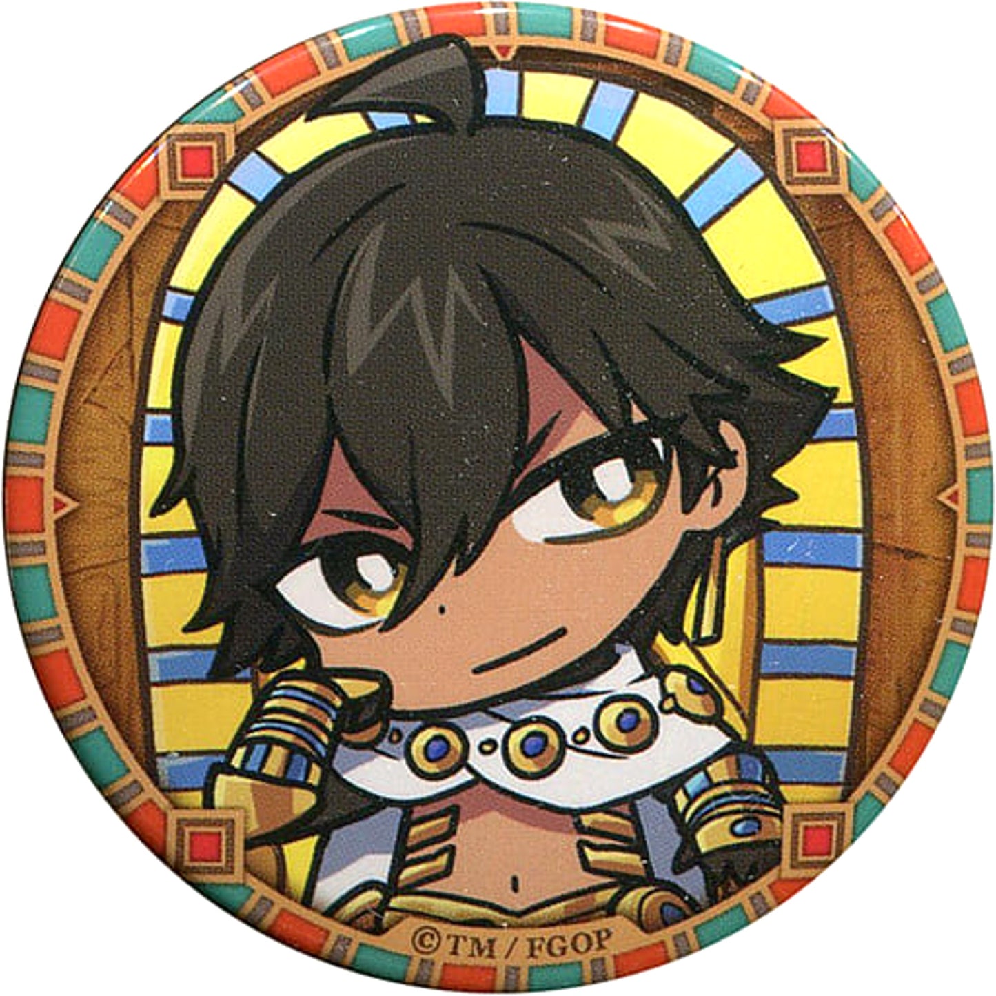 Fate/Grand Order Rider/Ozymandias Newly Drawn SD illustration Trading Can Badge Real Escape Game Mysterious Singularity II Escape From The Pyramid Limited Buttons [USED]