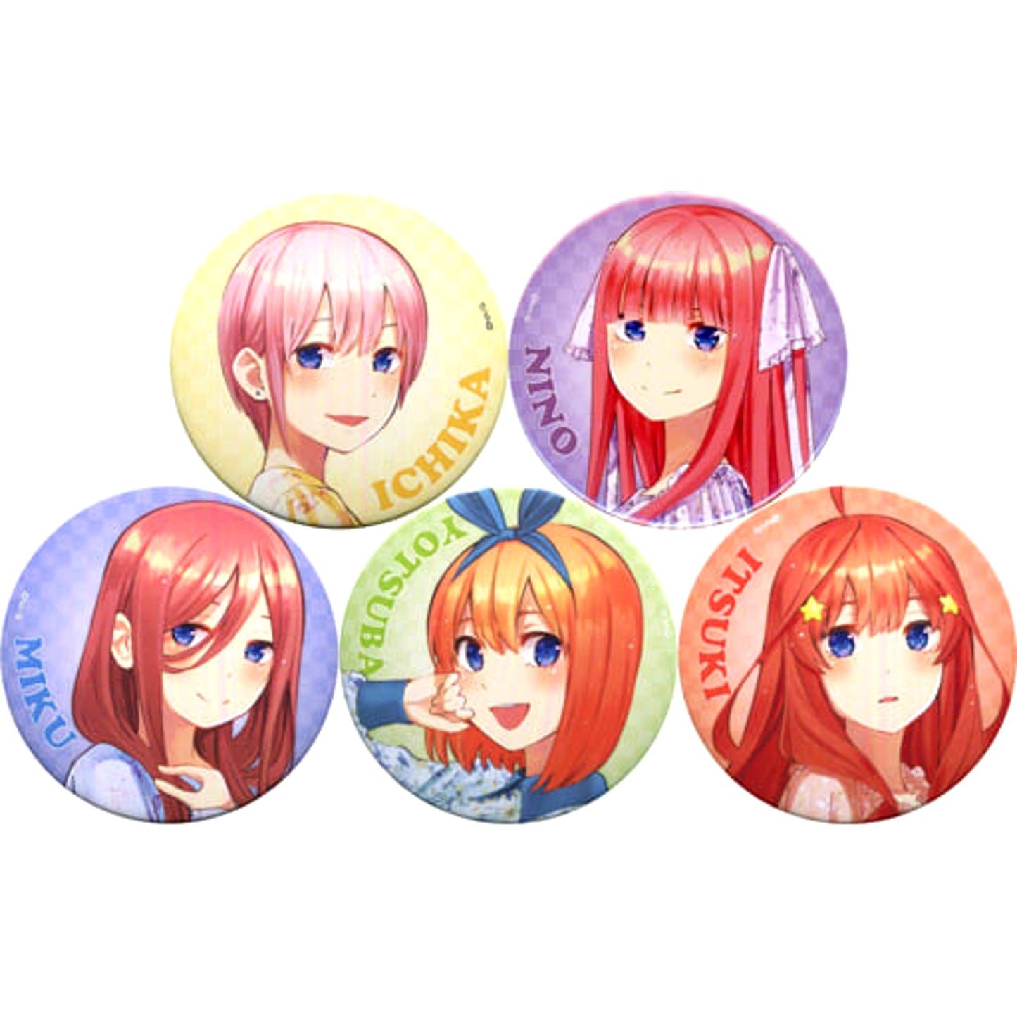Ichika Nakano & Others The Quintessential Quintuplets All 5 Types Set Button Special Event Limited [USED]