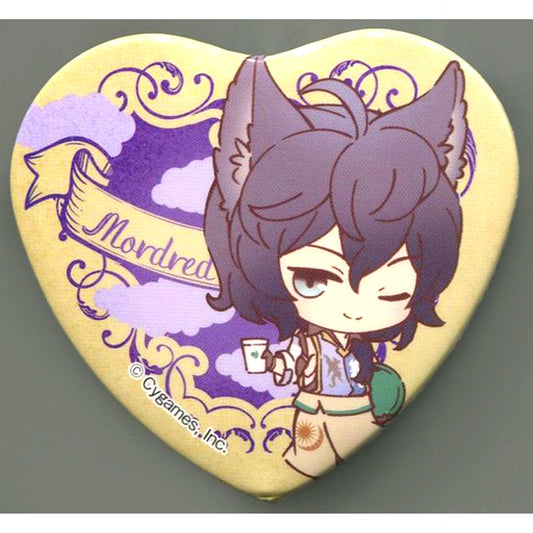 Mordred Granblue Fantasy x Enterbell at PRONTO Part 2 Heart Shaped Button [USED]