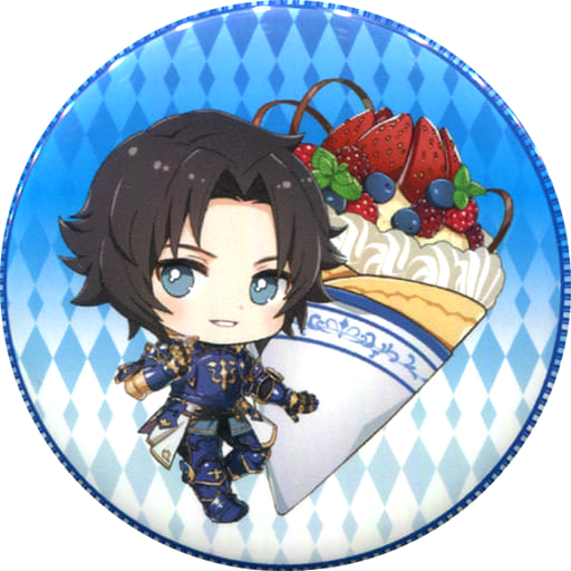 Granblue Fantasy Lancelot Trading Can Badge Chara Cre! meets Granblue Fantasy Vol.2 Exclusive Buttons [USED]