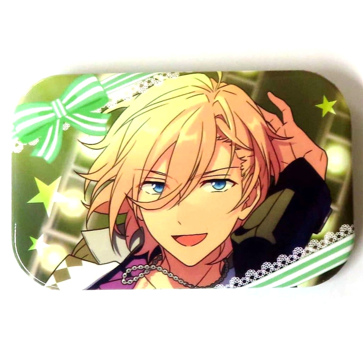 Ensemble Stars! Eichi Tenshouin Valentine Marukaku Can Badge 2018Ver. Buttons [USED]