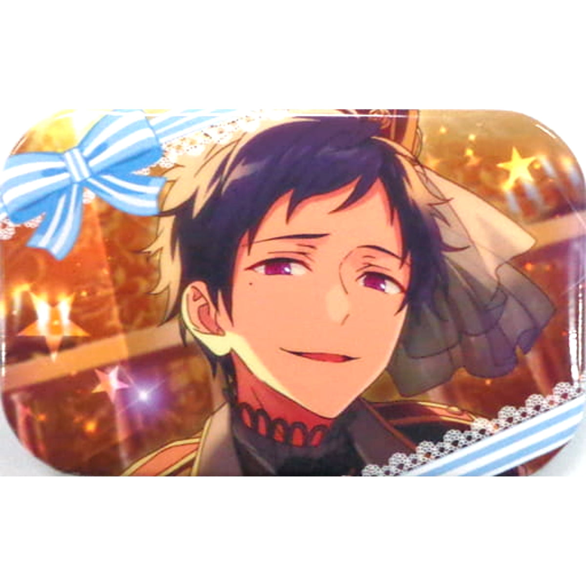Ensemble Stars! Yuzuru Fushimi Valentine Marukaku Can Badge 2018Ver. Buttons [USED]