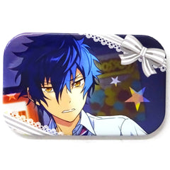 Ensemble Stars! Jun Sazanami Valentine Marukaku Can Badge 2018Ver. Buttons [USED]
