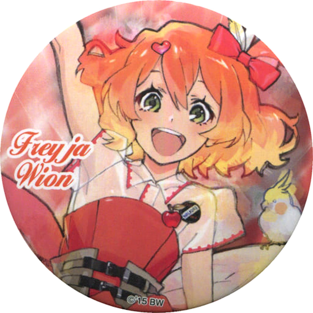 Macross Freyja Wion Hand Raised Macross Gacha Can Badge Crossover Live 2019 at Makuhari Messe Limited Buttons [USED]