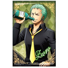 One Piece Roronoa Zoro Break Time Square Can Badge Buttons [USED]