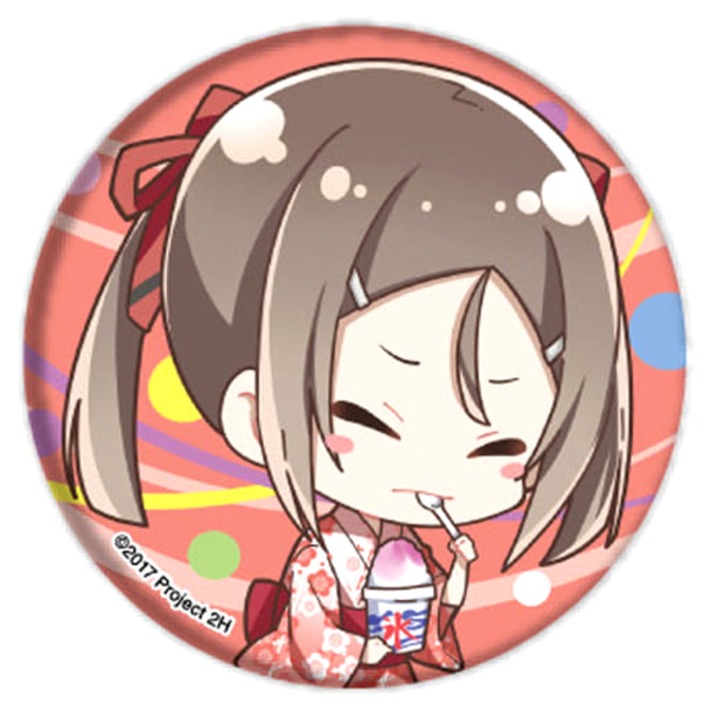 Yuki Yuna is a Hero: The Washio Sumi Chapter & The Hero Chapter Karin Miyoshi Can Badge Mini Character 02 Buttons [USED]