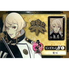 Touken Ranbu ONLINE Higekiri I Pins Set Part 2 Set of 2 Pins [USED]