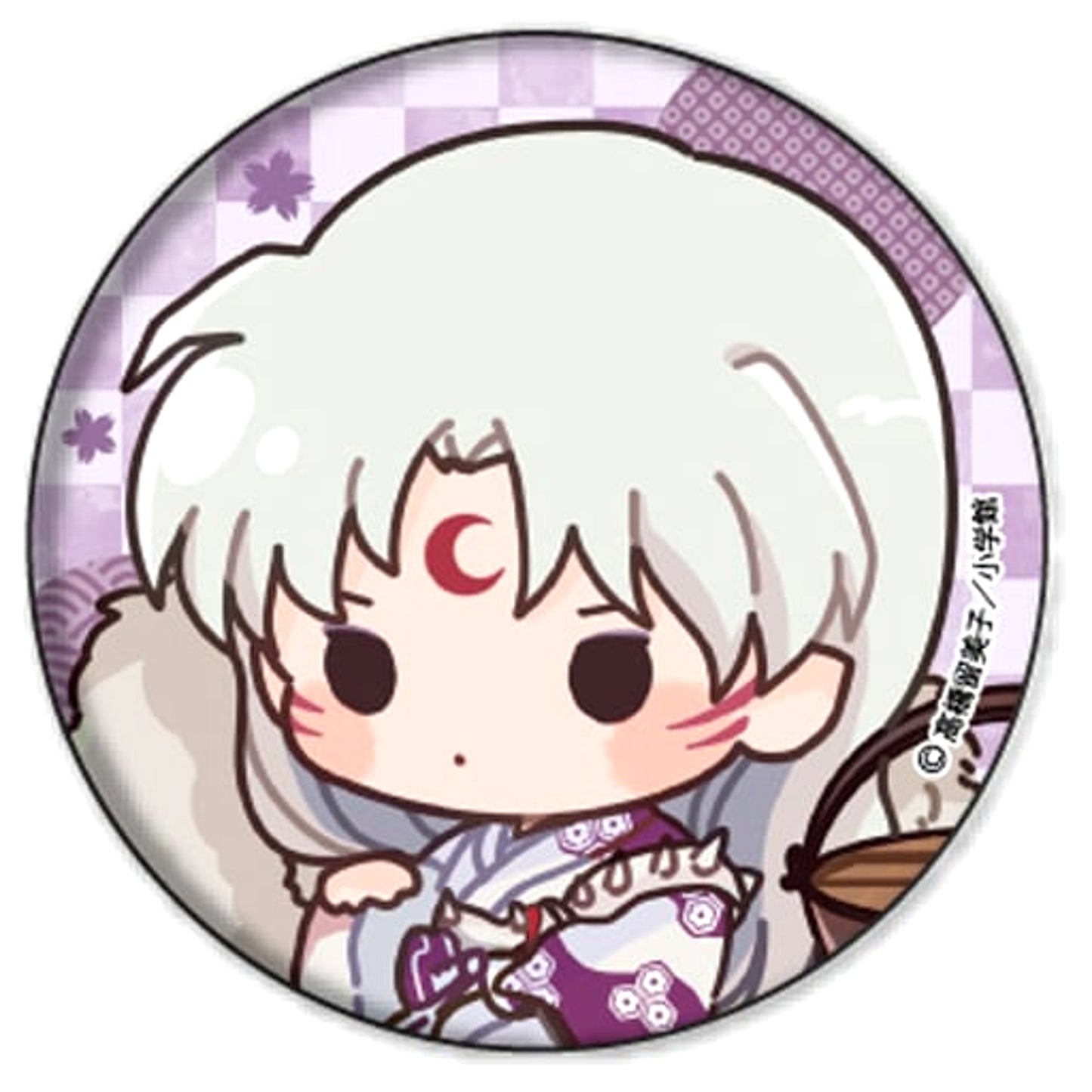Sesshomaru Inuyasha Photo Character Button 1 [USED]