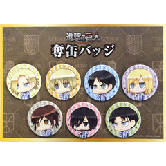 Attack on Titan Ellen Yeager & Others Daccan Badge Can Badge LAWSON Limited Campaign Winning Item 7 Types Set Buttons [USED]