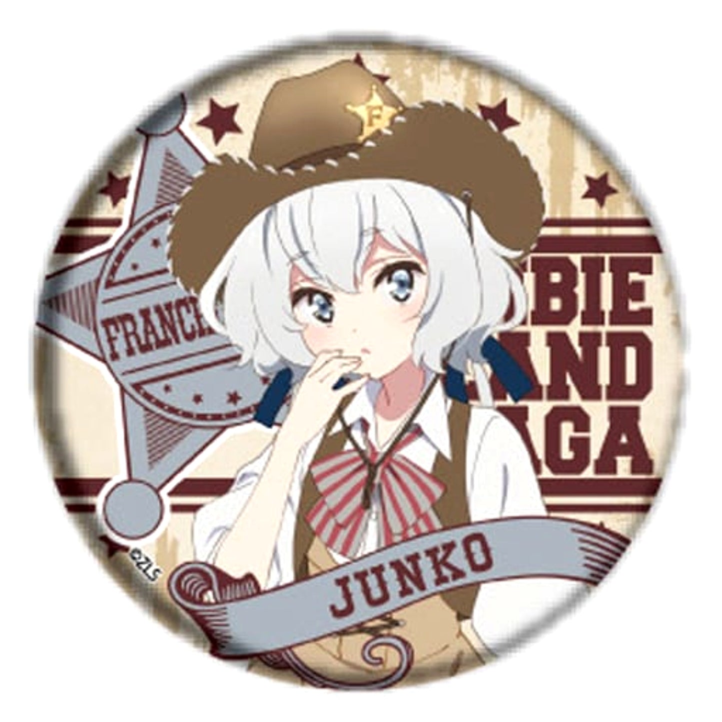 Zombie Land Saga Junko Konno Can Badge 02 Buttons [USED]