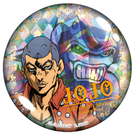 JoJo's Bizarre Adventure Part 5: Golden Wind Formaggio Crystal Light Badge Buttons [USED]