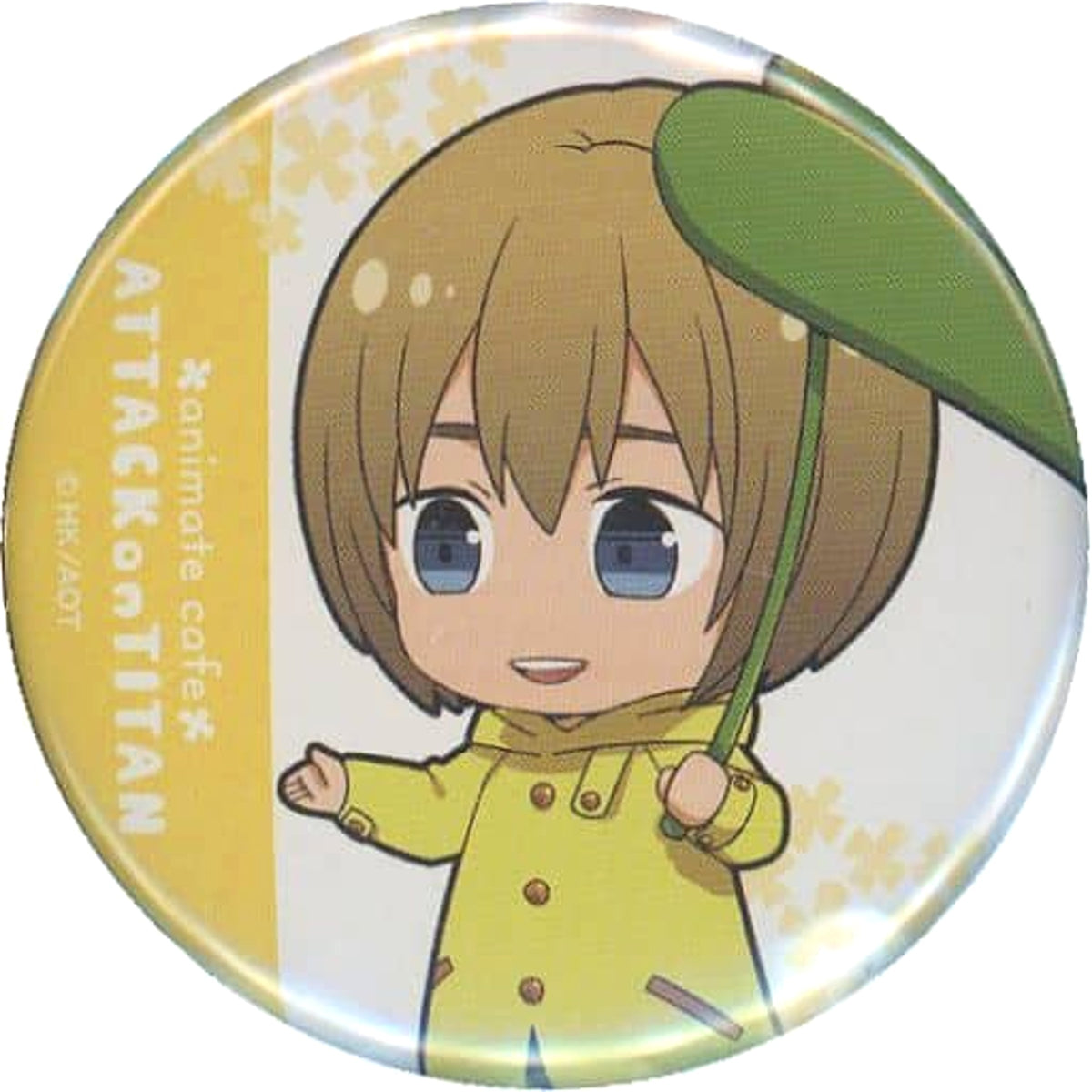Attack on Titan Season 3 Part.2 Armin Arlert Trading Can Badge Group A animate cafe Limited Buttons [USED]