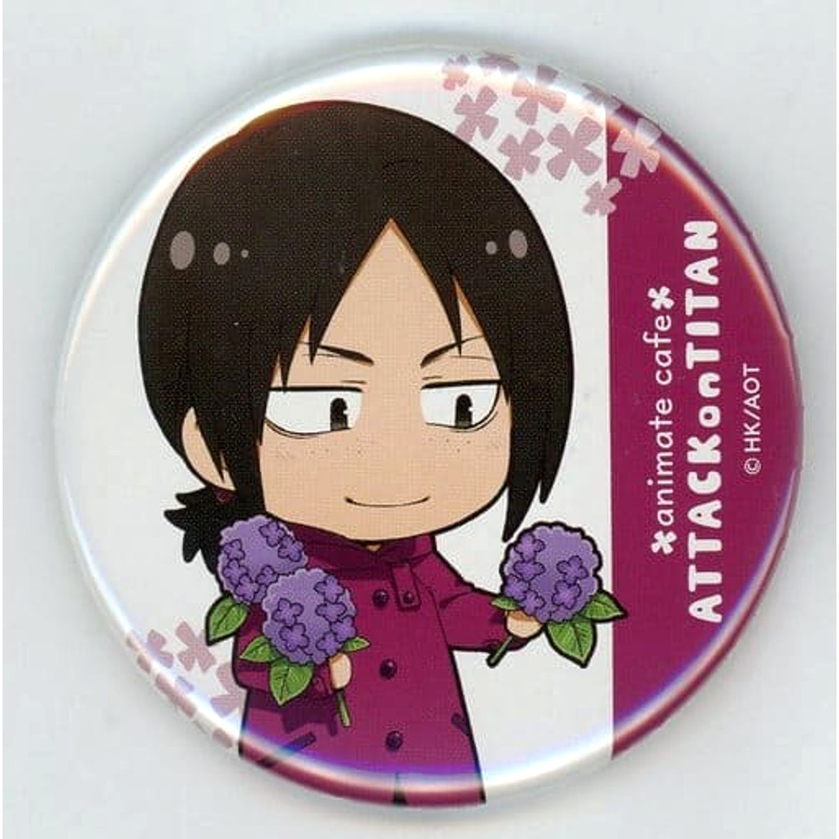 Attack on Titan Season 3 Part.2 Ymir Trading Can Badge Group B animate cafe Limited Buttons [USED]
