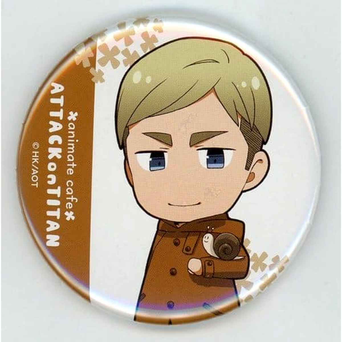 Attack on Titan Season 3 Part.2 Erwin Smith Trading Can Badge Group B animate cafe Limited Buttons [USED]