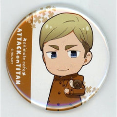 Attack on Titan Season 3 Part.2 Erwin Smith Trading Can Badge Group B animate cafe Limited Buttons [USED]
