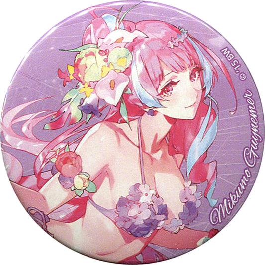 Macross Delta Mikumo Guynemer Can Badge Oshare Macross Delta Natsuiro no Valkyrie Limited Buttons [USED]