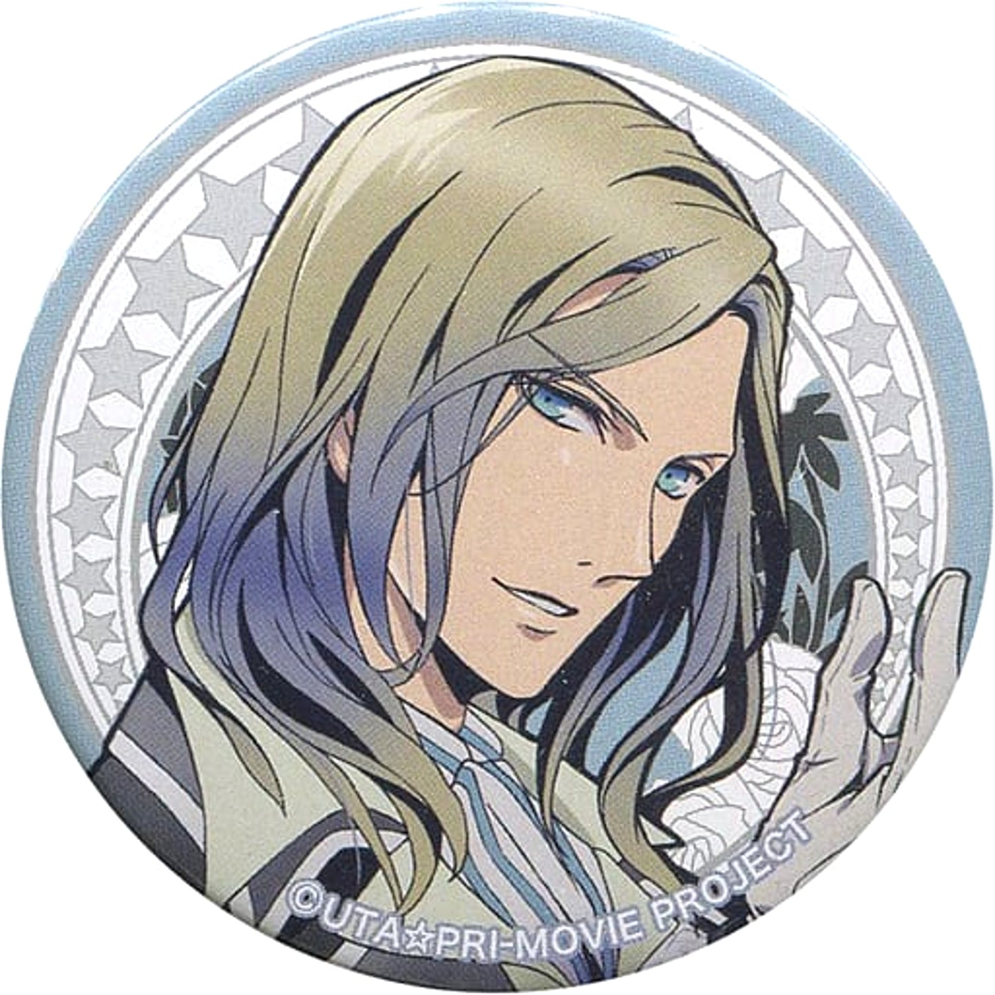 Uta no Prince Sama Movie: Maji Love Kingdom Camus Trading Can Badge Flower Series Shining Ver. Maji Love Caravan Limited Buttons [USED]