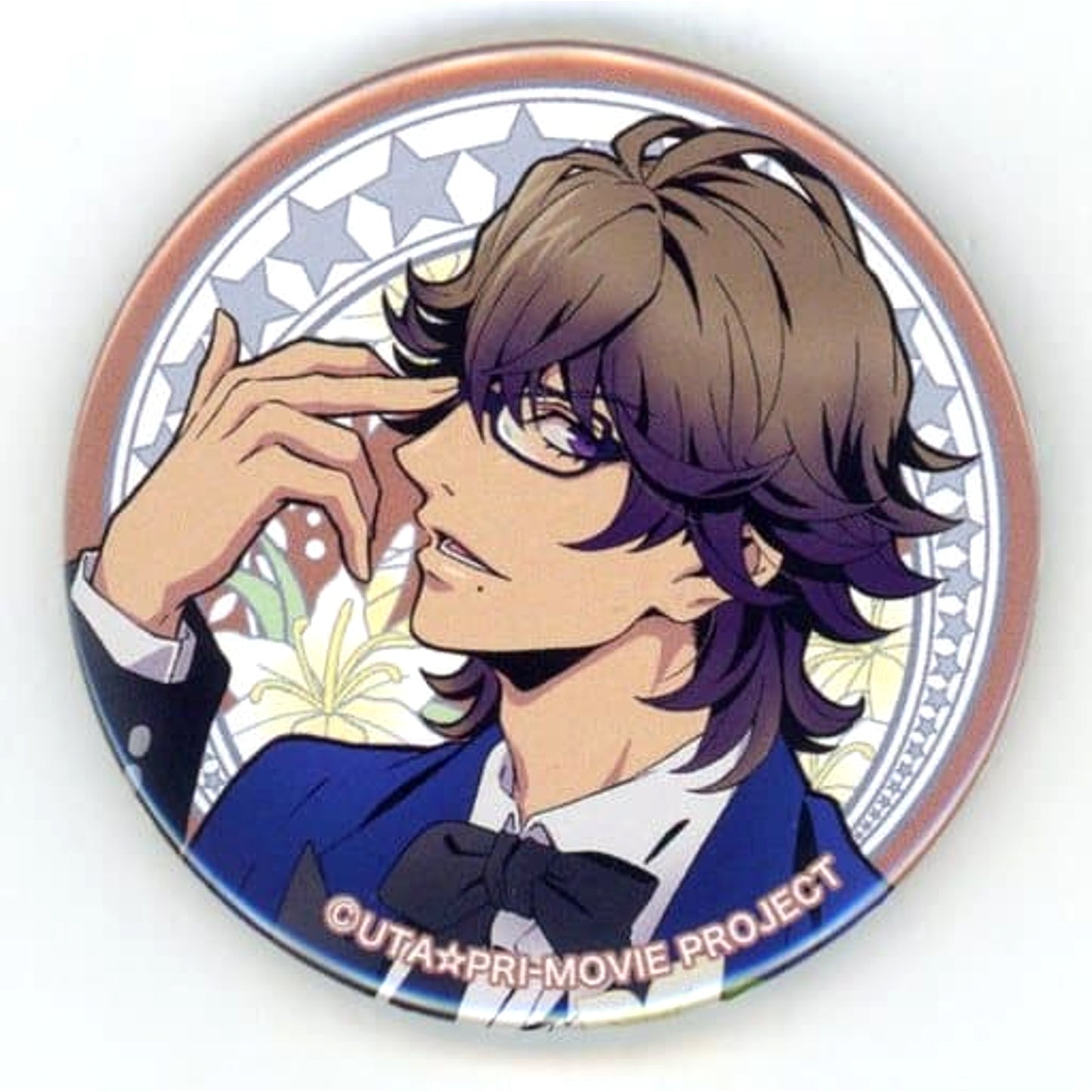 Uta no Prince Sama Movie: Maji Love Kingdom Eiichi Otori Trading Can Badge Flower Series RAGING Ver. Maji Love Caravan Limited Buttons [USED]