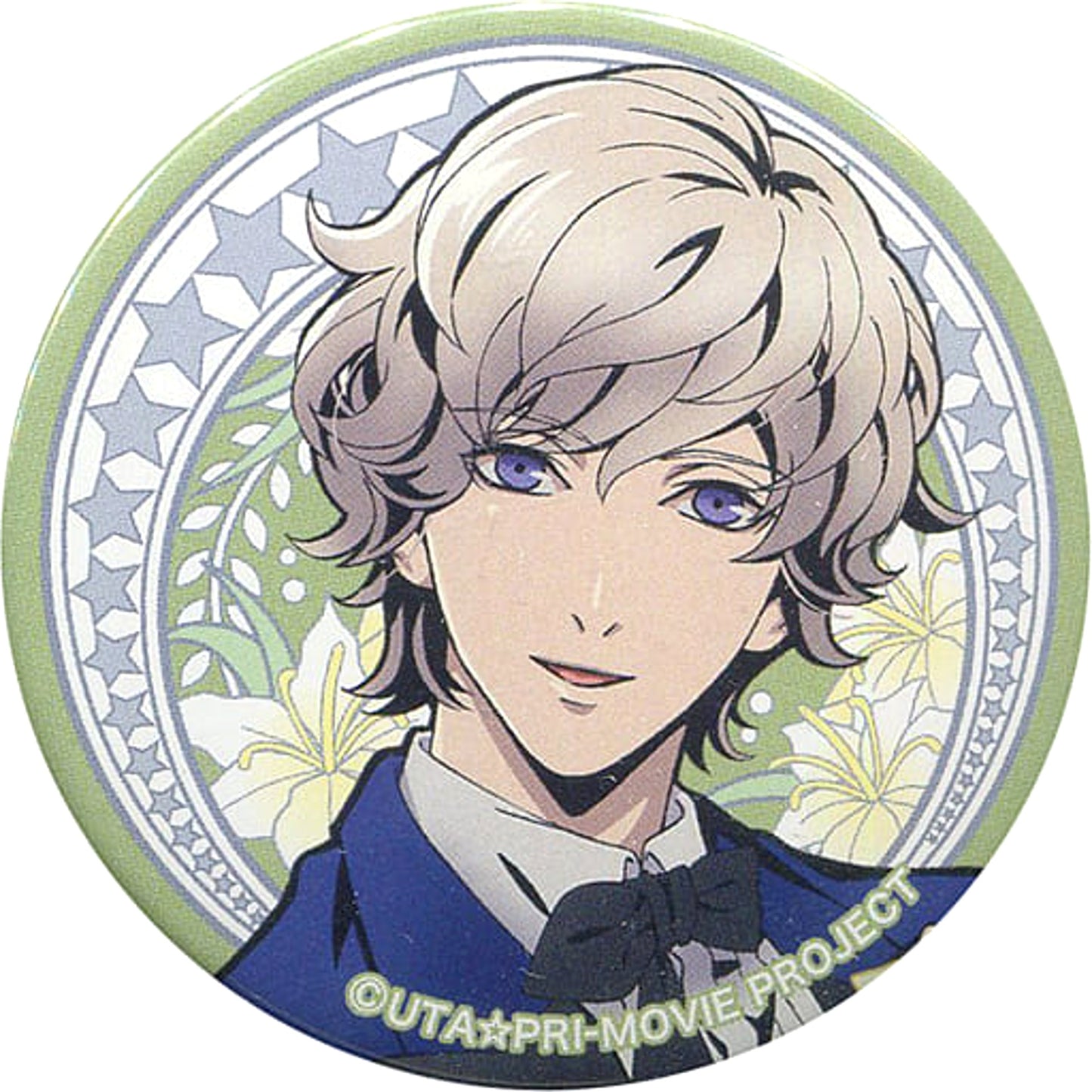 Uta no Prince Sama Movie: Maji Love Kingdom Shion Amakusa Trading Can Badge Flower Series Raging Ver. Maji Love Caravan Limited Buttons [USED]