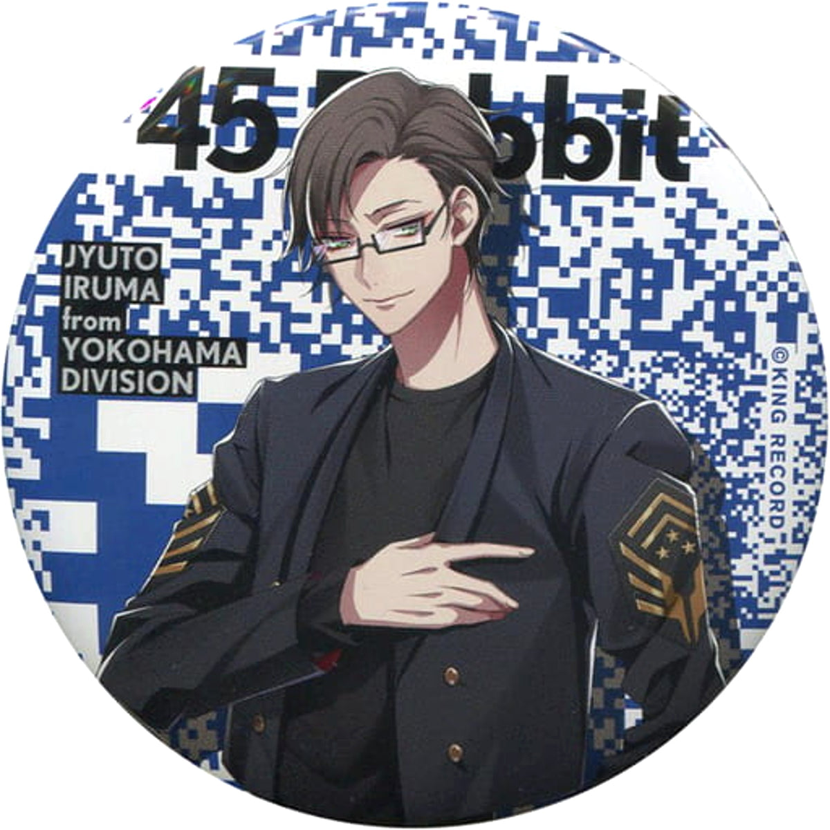 Hypnosis Mic: Division Rap Battle Jyuto Iruma Trading Can Badge Extra Wardrobe 01 4th Live Limited Buttons [USED]