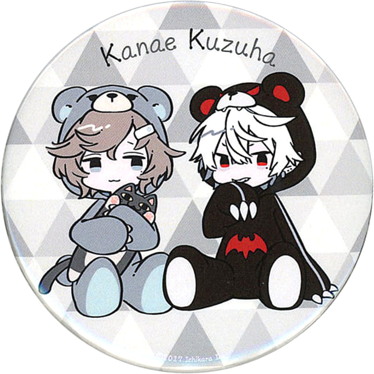 VTuber Nijisanji ChroNoiR Kanae Kuzuha Can Badge Bear Ver. Buttons [USED]