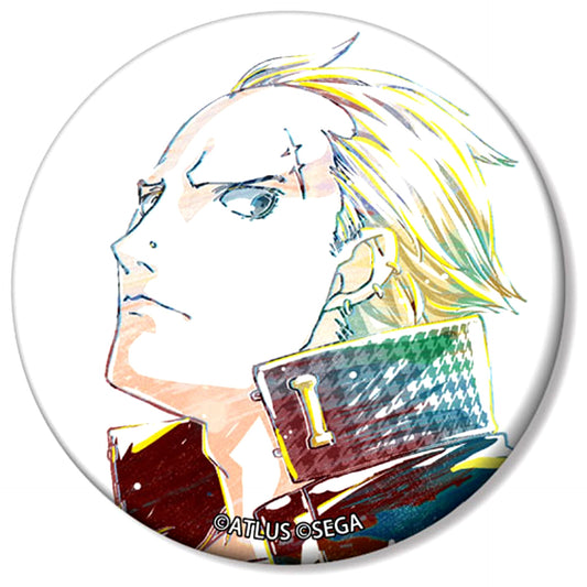 Kanji Tatsumi Persona 4 Trading Ani-Art Button [USED]