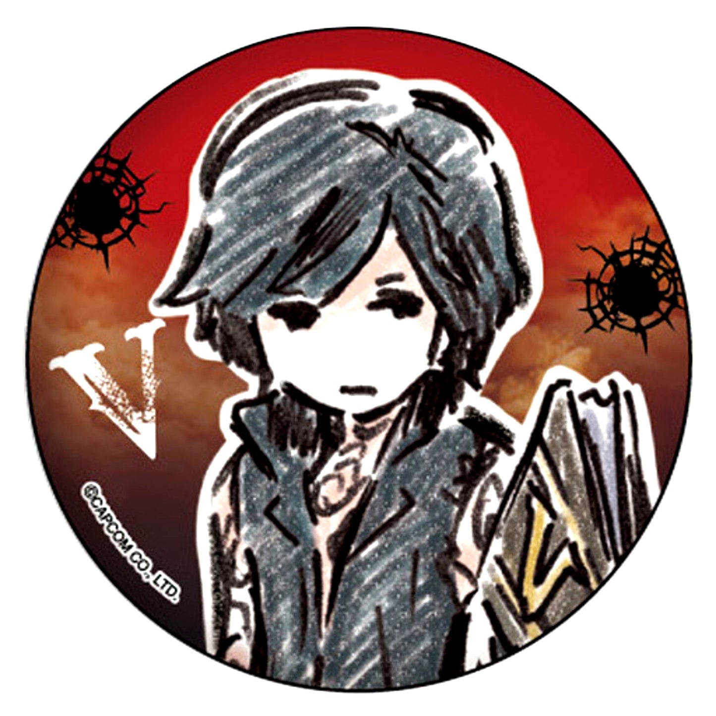 V Garcon Devil May Cry 5 Button 01 GraffArt [USED]