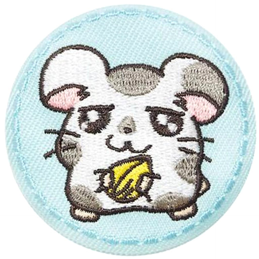 Hamtaro Koushi-Kun Hamtaro Embroidery Tin Badge Buttons [USED]