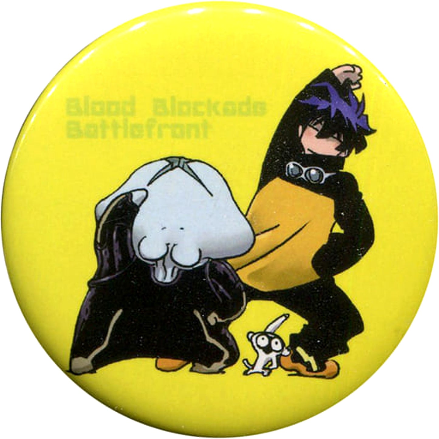 Blood Blockade Battlefront Leonardo Neji Trading Can Badge 25th Anniversary of Debut Yasuhiro Naito's World Exhibition: Trigun & Blood Blockade Battlefront Limited Buttons [USED]