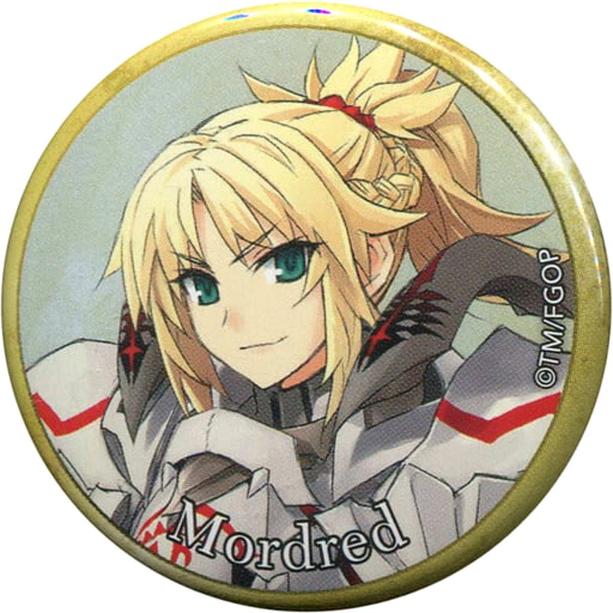 Fate/Grand Order Saber/Mordred Spirit Origin Summon Can Badge Vol.3 Fate/Grand Order Fes. 2018: 3rd Anniversary Limited Buttons [USED]