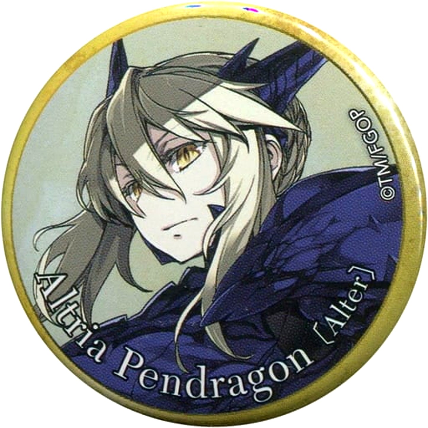 Fate/Grand Order Lancer Artoria Pendragon Alter Spirit Origin Summon Can Badge Vol.3 Fate/Grand Order Fes. 2018 3rd Anniversary [USED]