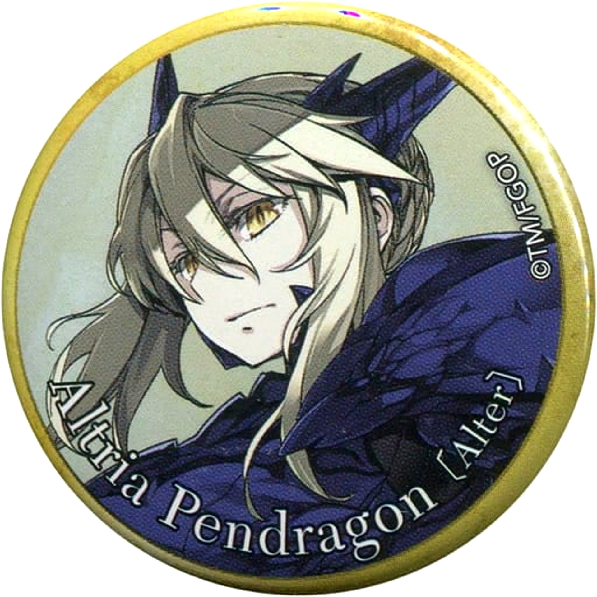 Fate/Grand Order Lancer Artoria Pendragon Alter Spirit Origin Summon Can Badge Vol.3 Fate/Grand Order Fes. 2018 3rd Anniversary [USED]