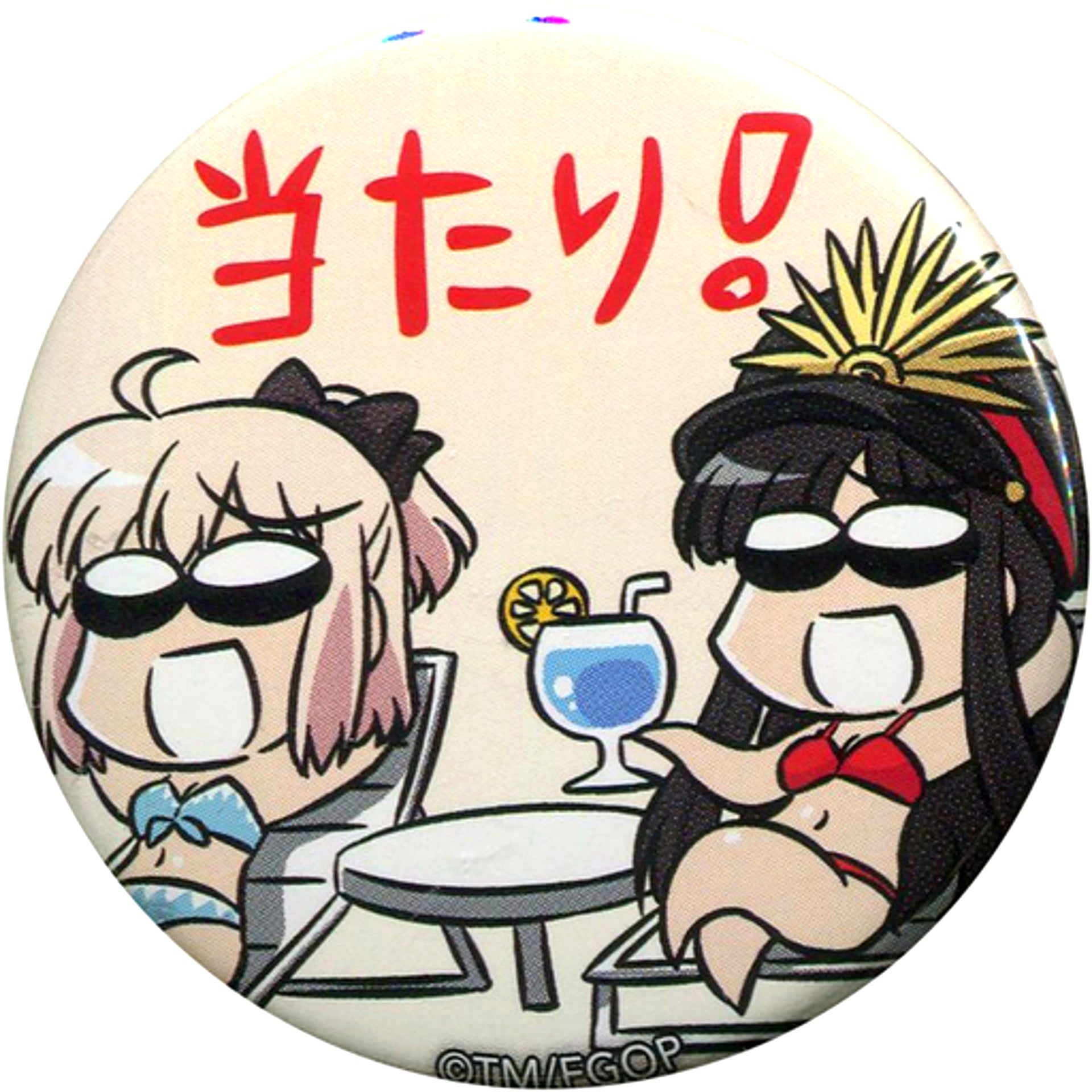 Secret Okita Souji Oda Nobunaga Gudaguda Order Fate/Grand Order Fes 2018 3rd Anniversary Spirit Origin Summon Button Vol.3 [USED]