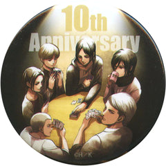 Attack on Titan Mikasa Ackerman Special 55mm Can Badge Bessatsu Shonen Magazine Limited July 2019 Issue Supplement Buttons [USED]