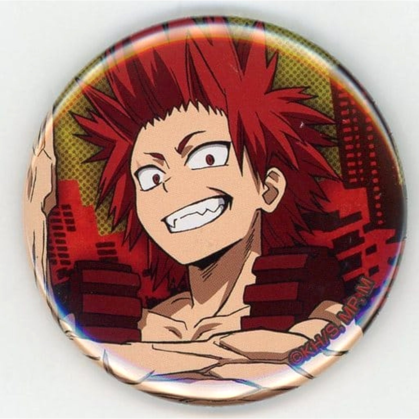 My Hero Academia Eijirou Kirishima Character Badge Collection Hero Costume Buttons [USED]
