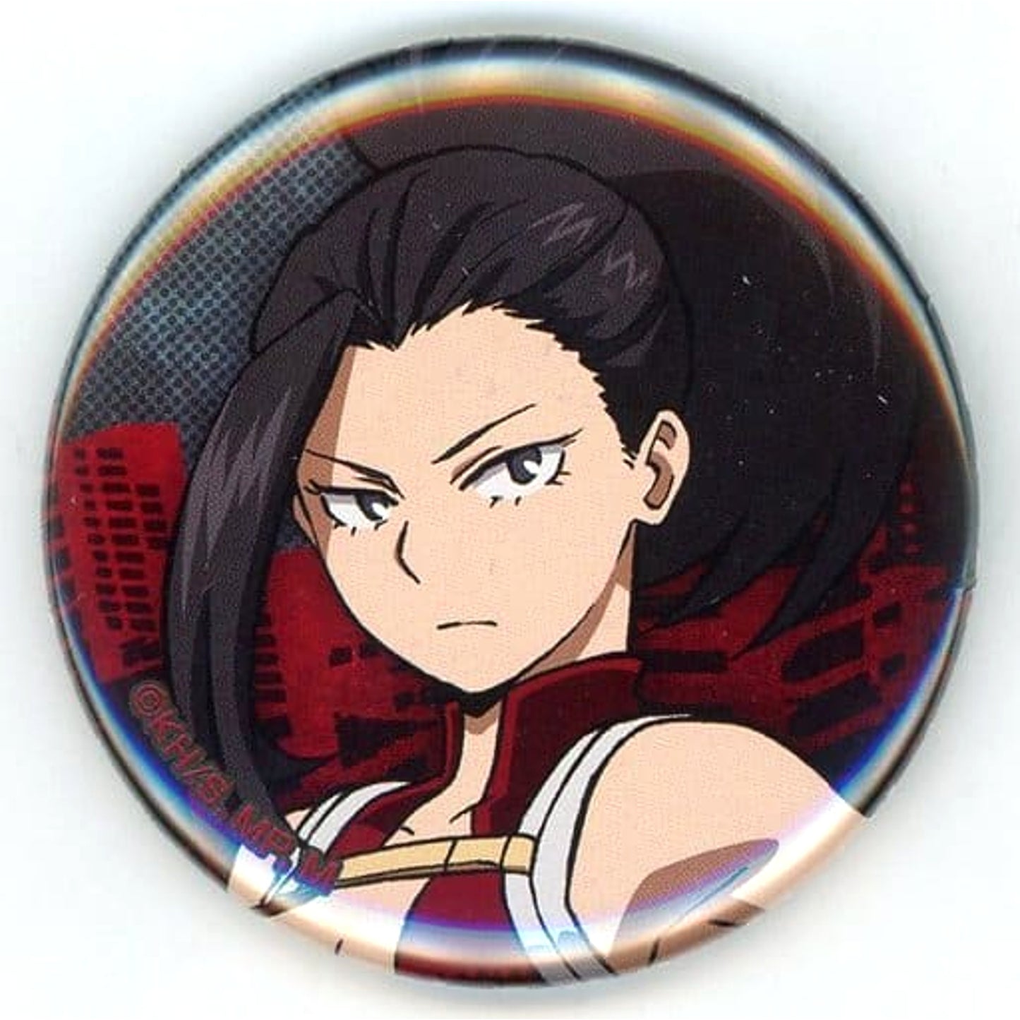 Momo Yaoyorozu My Hero Academia Chara Badge Collection Hero Costume [USED]