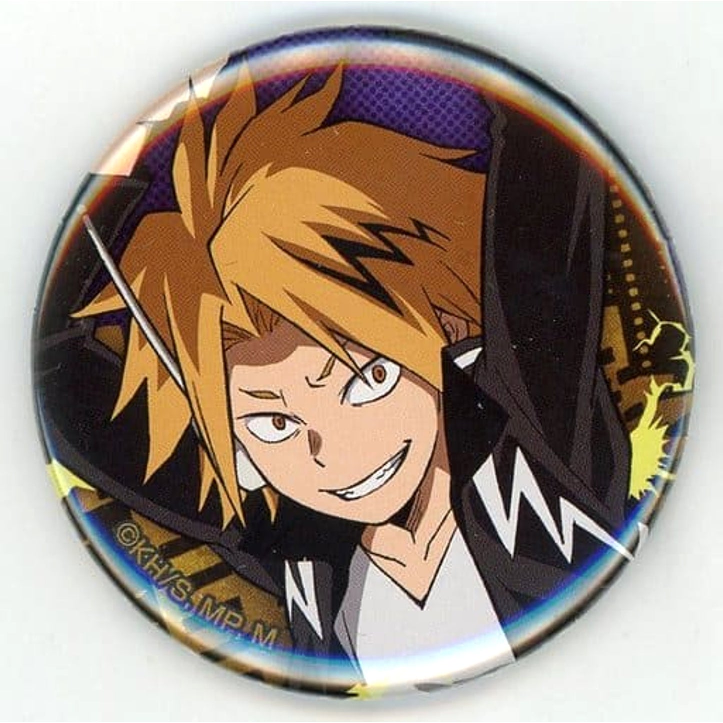 Denki Kaminari My Hero Academia Chara Badge Collection Hero Costume [USED]