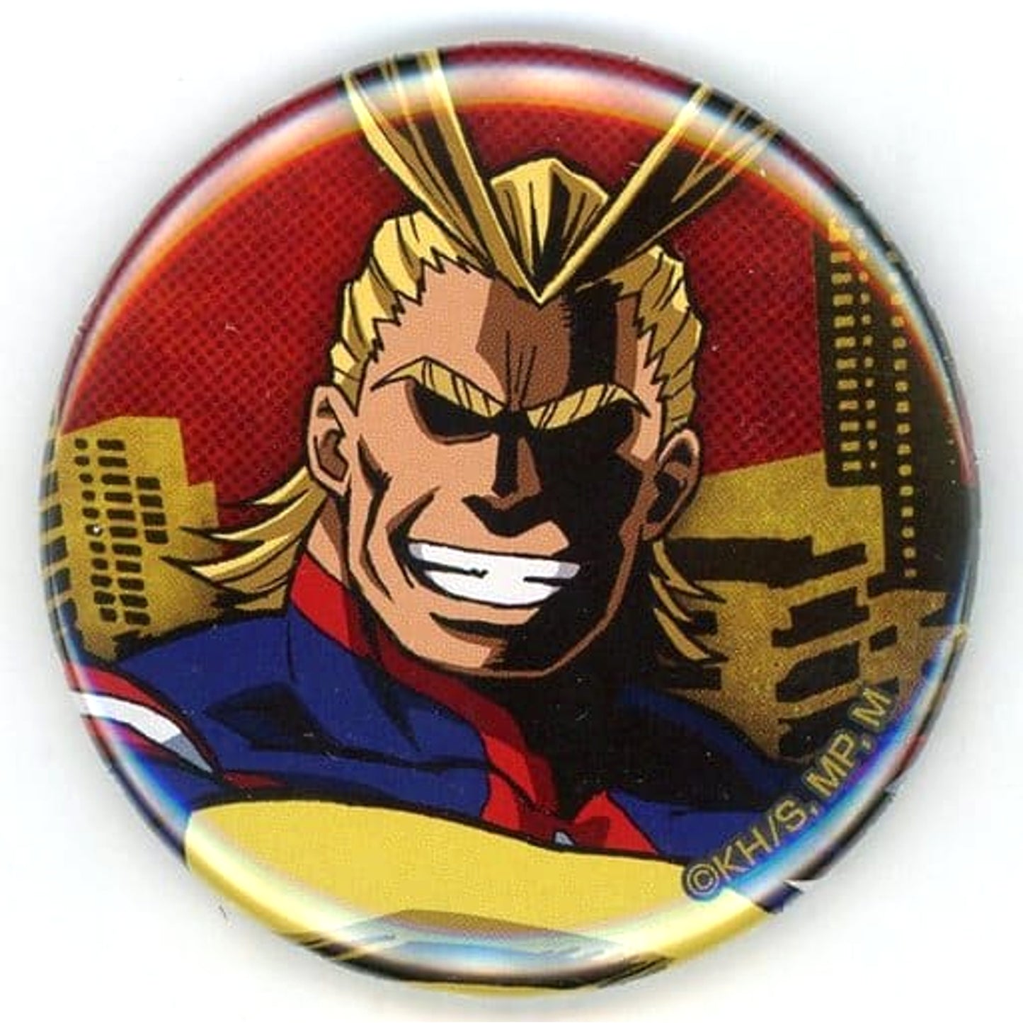 All Might My Hero Academia Chara Badge Collection Hero Costume [USED]