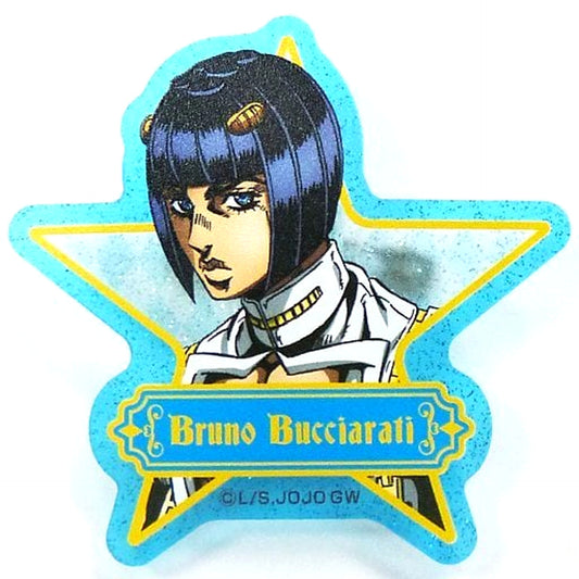 Bruno Bucciarati JoJo's Bizarre Adventure Part 5: Golden Wind Glitter Acrylic Badge Vol.1 [USED]