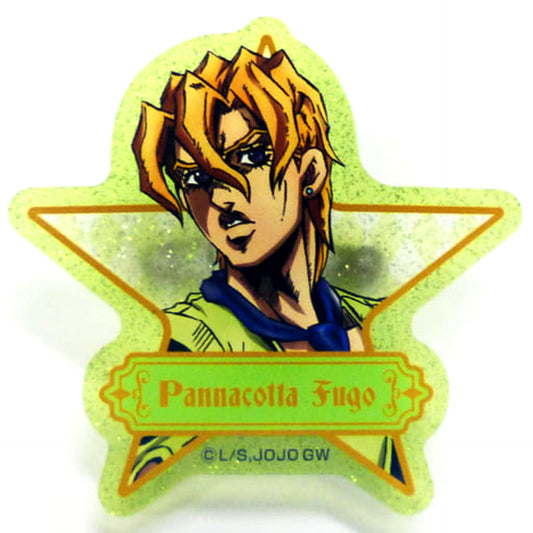 JoJo's Bizarre Adventure Part 5: Golden Wind Pannacotta Fugo Glitter Acrylic Badge Vol.1 Buttons [USED]