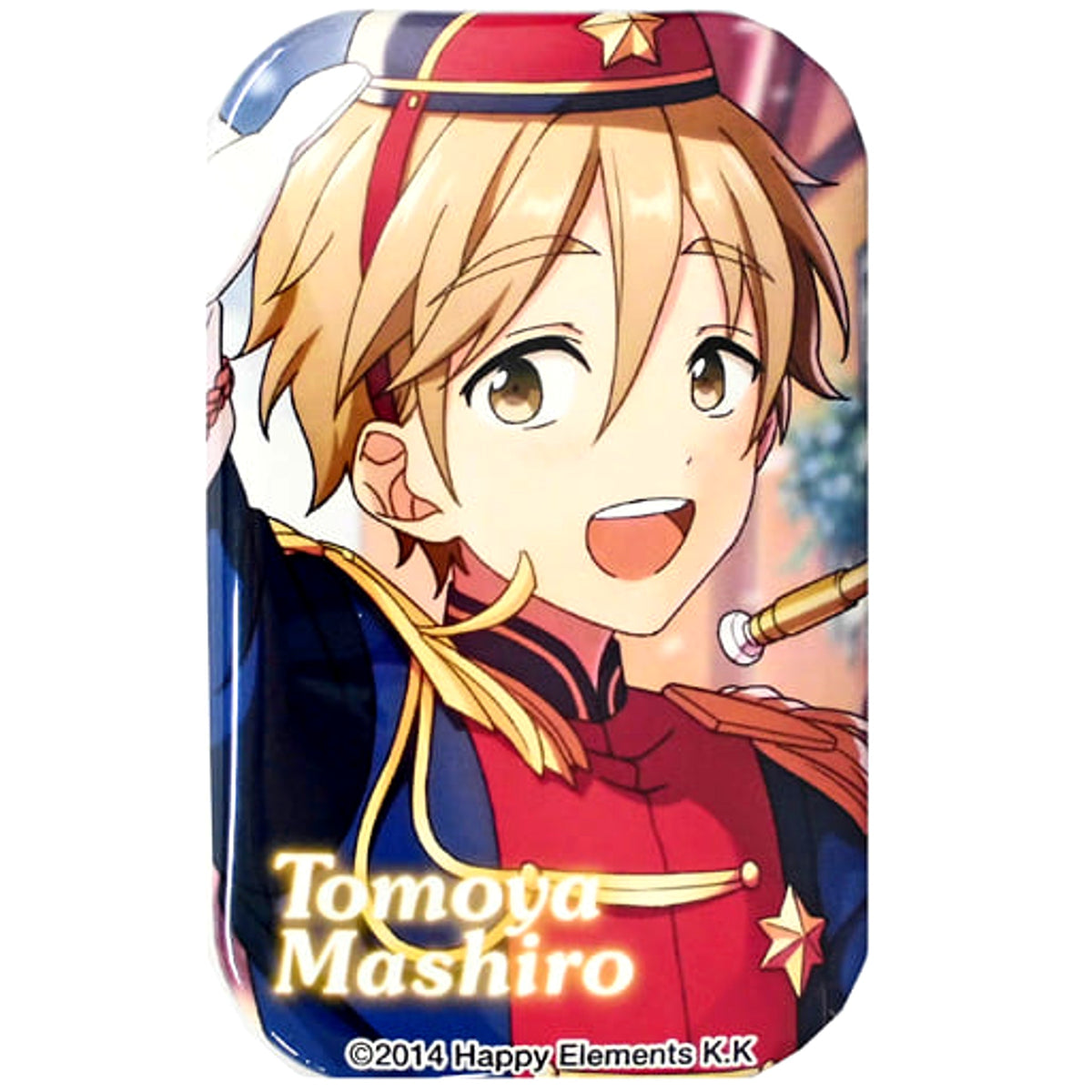 Ensemble Stars! Tomoya Mashiro Marukaku Can Badge animate Girls Festival 2015 Limited Buttons [USED]