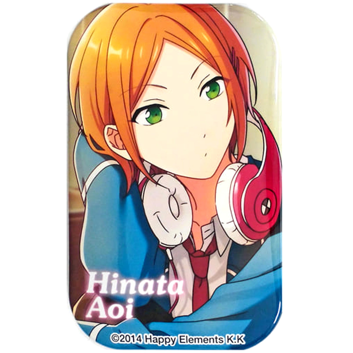 Ensemble Stars! Hinata Aoi Marukaku Can Badge animate Girls Festival 2015 Limited Buttons [USED]