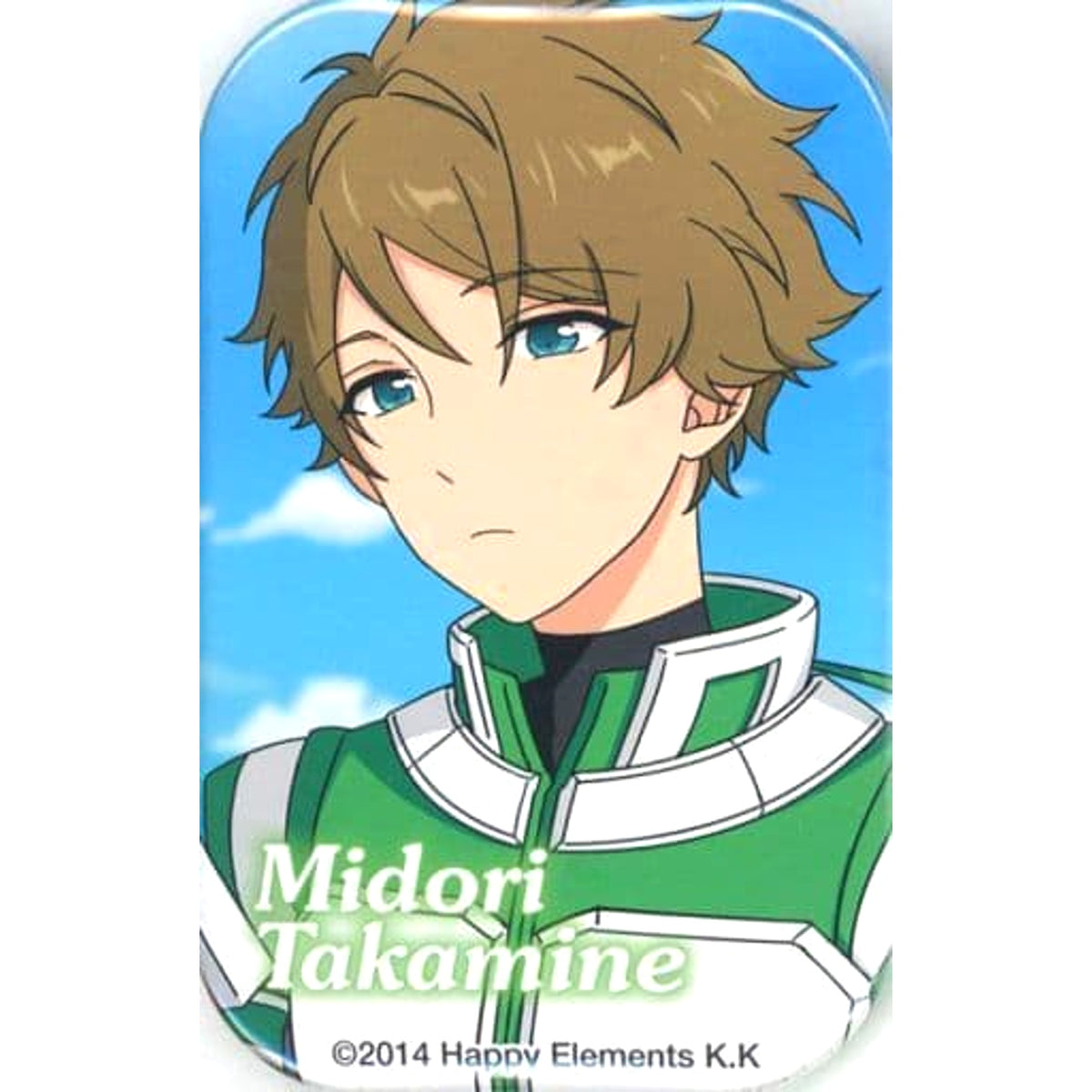 Ensemble Stars! Midori Takamine Marukaku Can Badge animate Girls Festival 2015 Limited Buttons [USED]