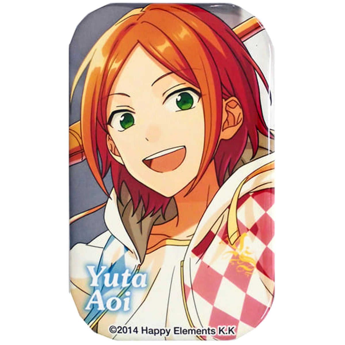 Ensemble Stars! Yuta Aoi Marukaku Can Badge animate Girls Festival 2015 Limited Buttons [USED]