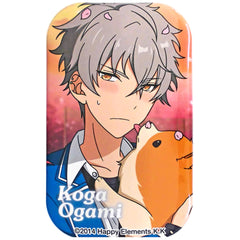 Ensemble Stars! Koga Ogami Marukaku Can Badge animate Girls Festival 2015 Limited Buttons [USED]